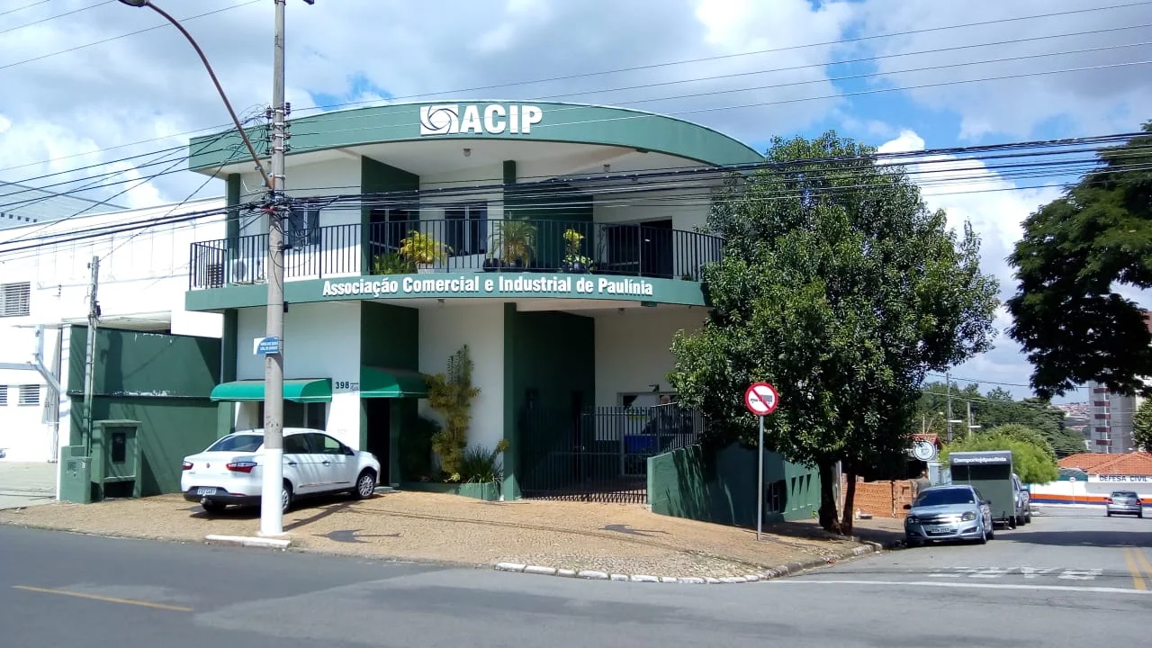 Fachada da Associação Comercial e Industrial de Paulínia